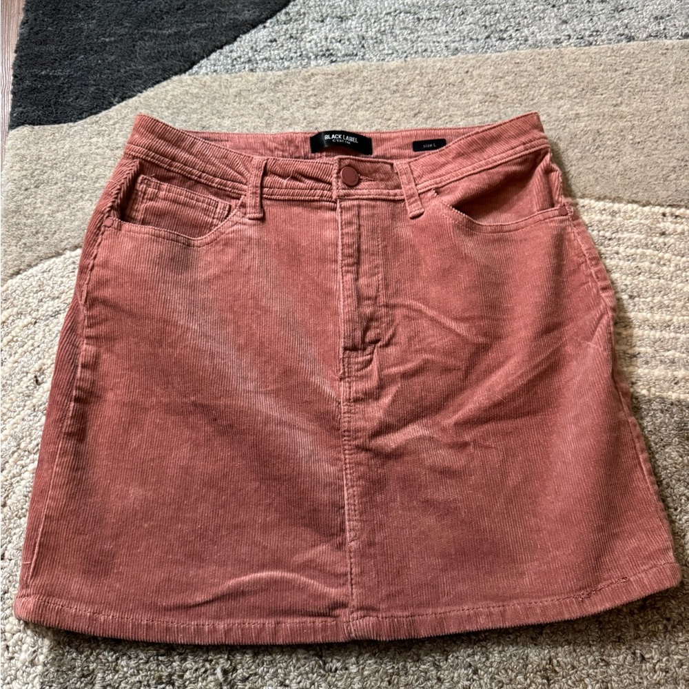 Black Label Mini Skirt in Rust - Picture 4 of 4